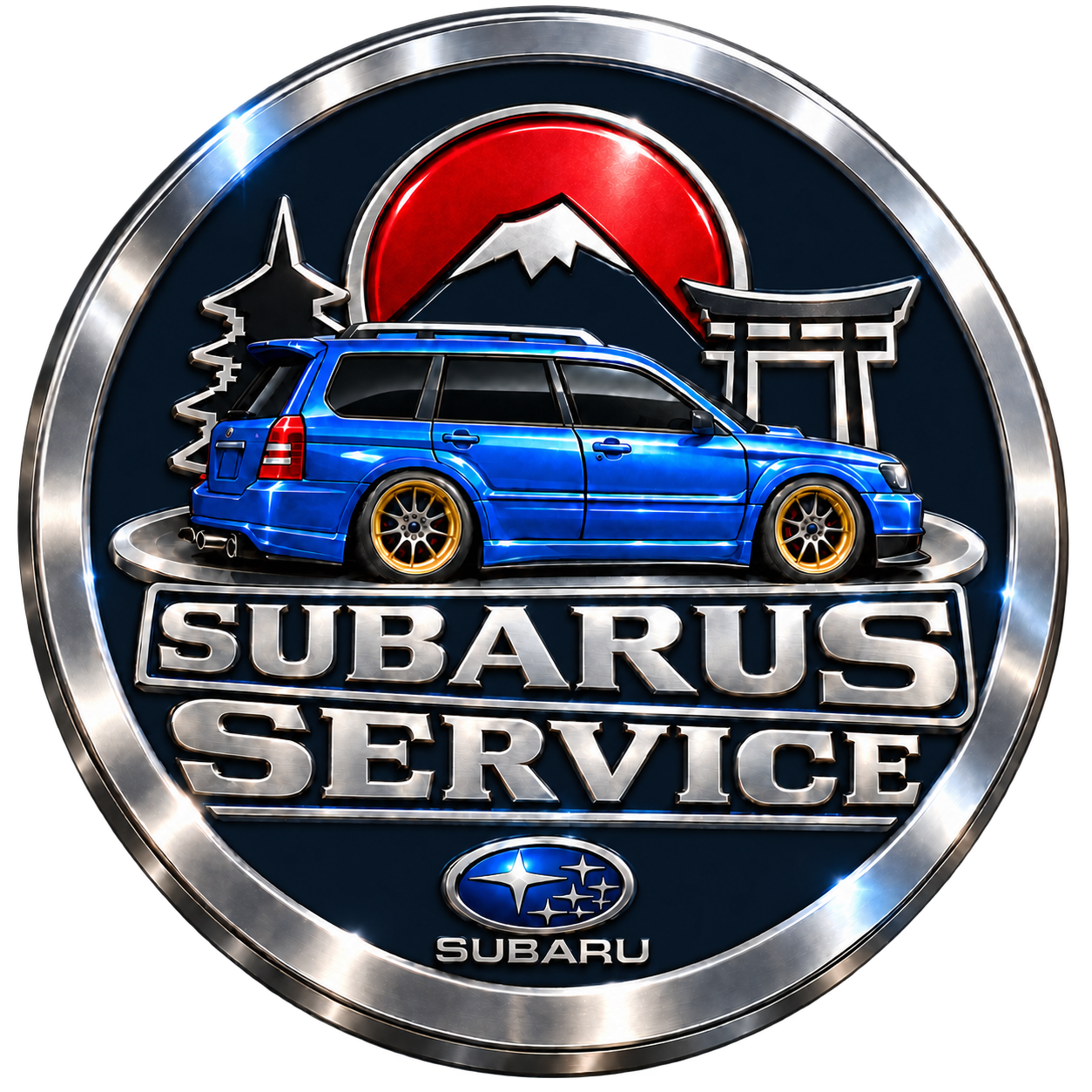 Логотип SubaRus service